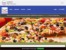 Tablet Screenshot of itspizzatimeonline.com